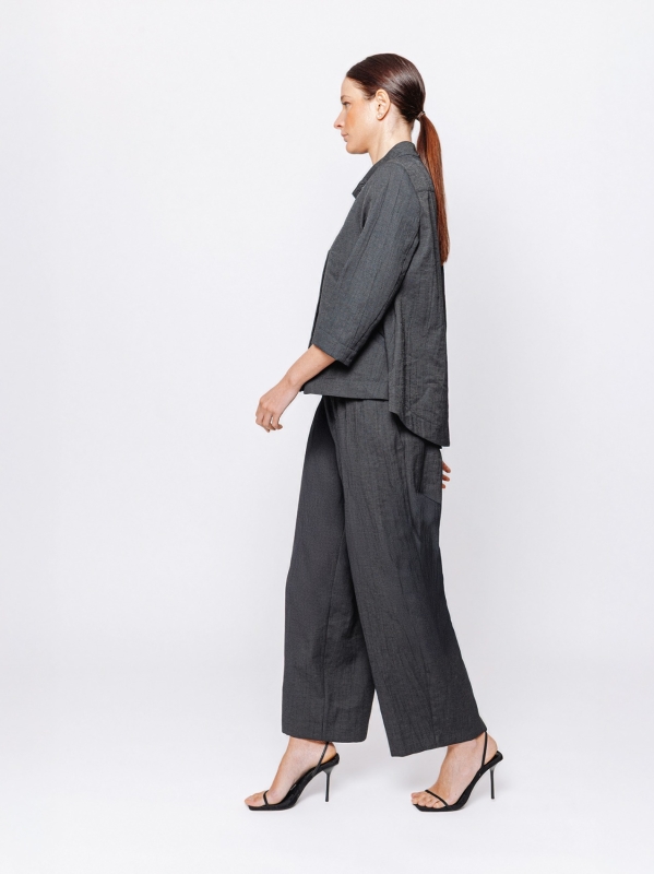 Giacca jacquard lino e cotone Martino Midali