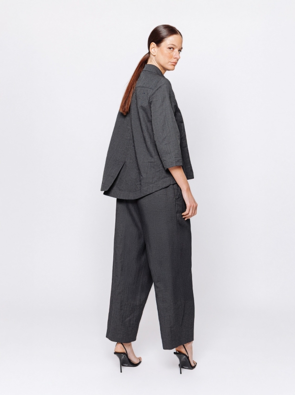 Giacca jacquard lino e cotone Martino Midali