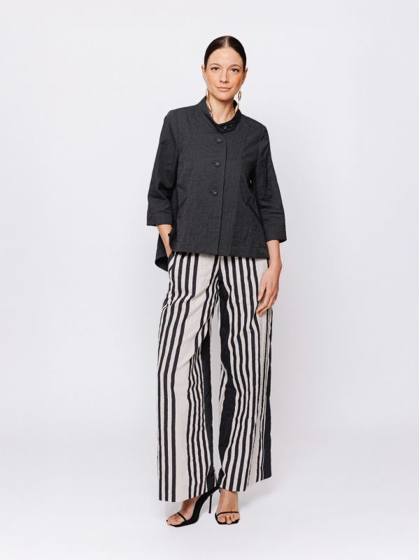 Giacca jacquard lino e cotone Martino Midali