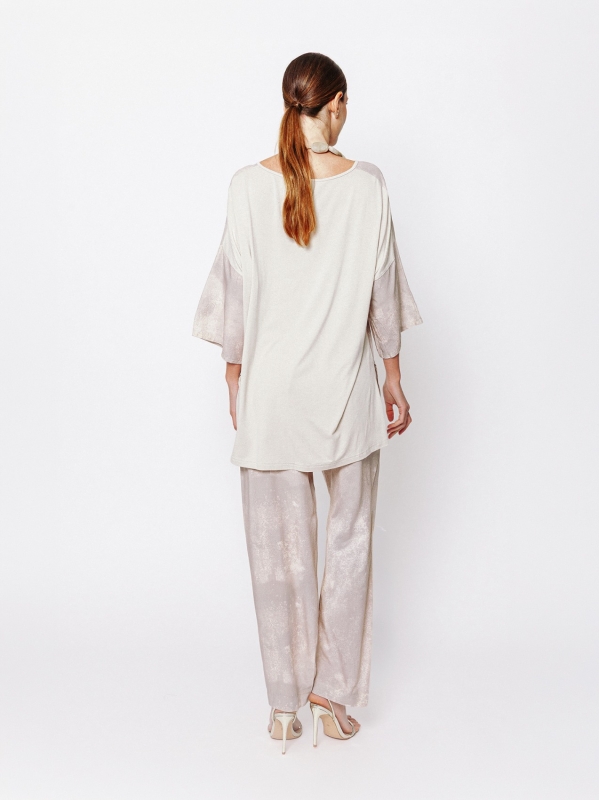 Maglia Aura Minerale con inserto in jersey