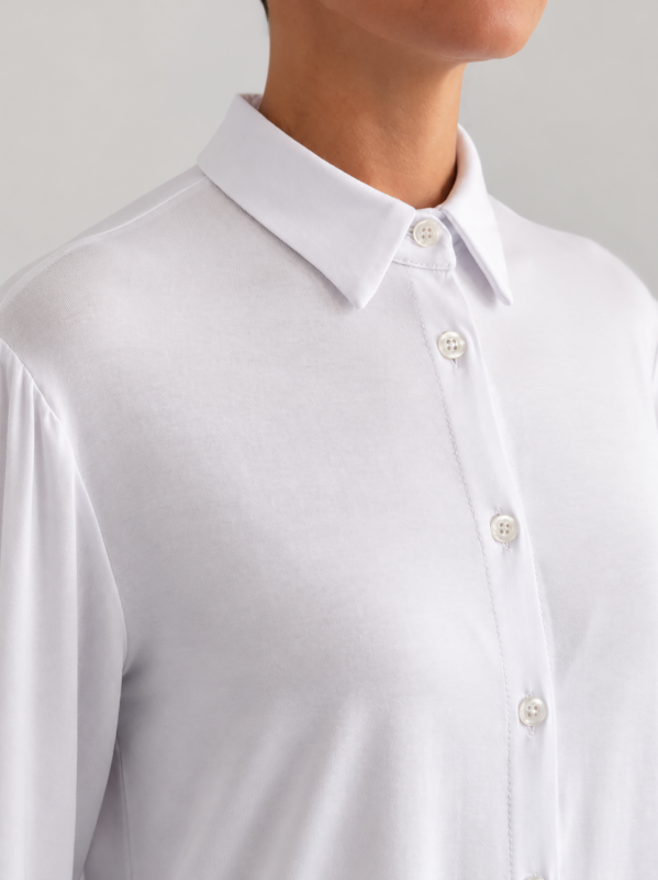 Fluid Viscose Jersey Shirt