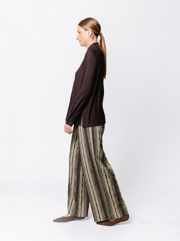 Fluid Viscose Jersey Shirt