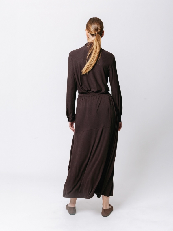 Long Skirt in Viscose Jersey