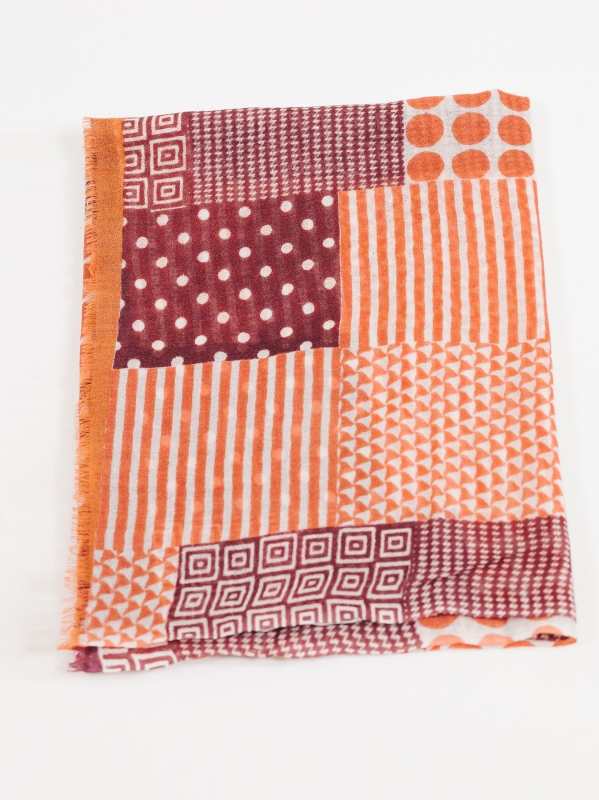 Sciarpa disegno patchwork