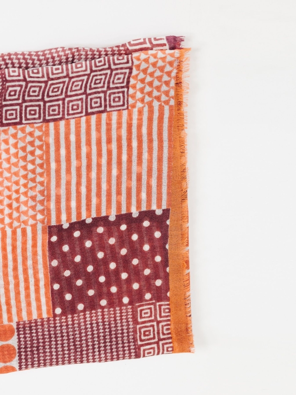 Sciarpa disegno patchwork