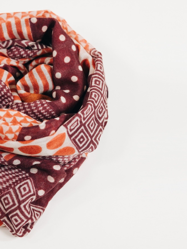 Sciarpa disegno patchwork