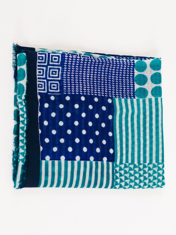 Sciarpa disegno patchwork