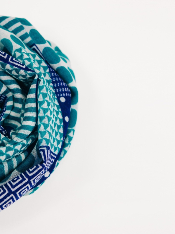 Sciarpa disegno patchwork