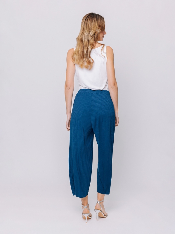 Pantalone a costine piatte