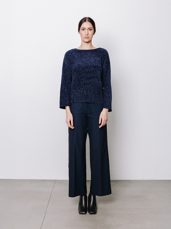 Maglia boxy in ciniglia