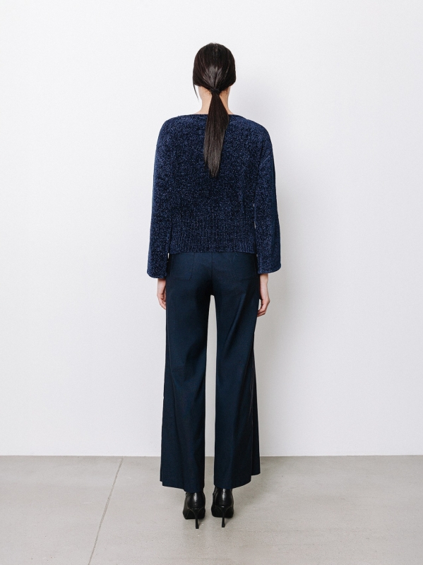 Maglia boxy in ciniglia