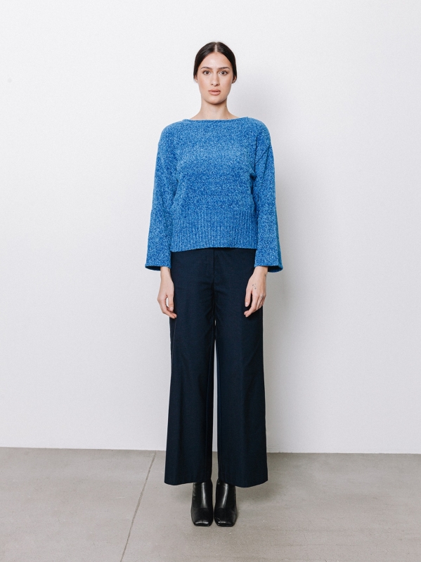 Maglia boxy in ciniglia