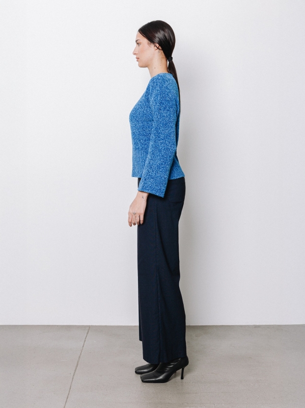 Maglia boxy in ciniglia