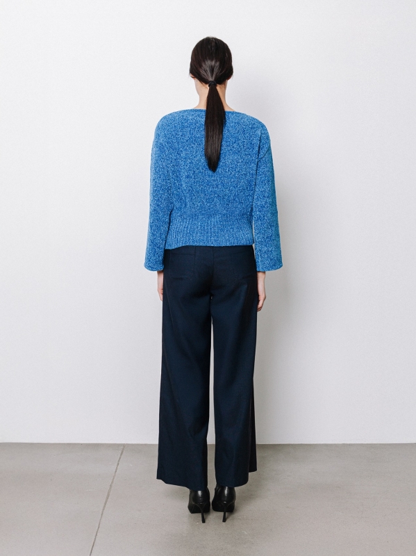 Maglia boxy in ciniglia