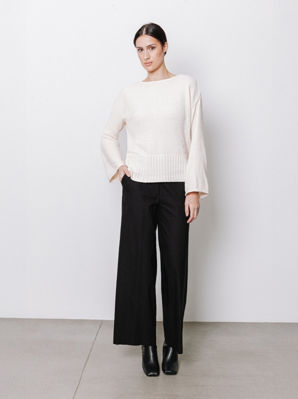 Maglia boxy in ciniglia