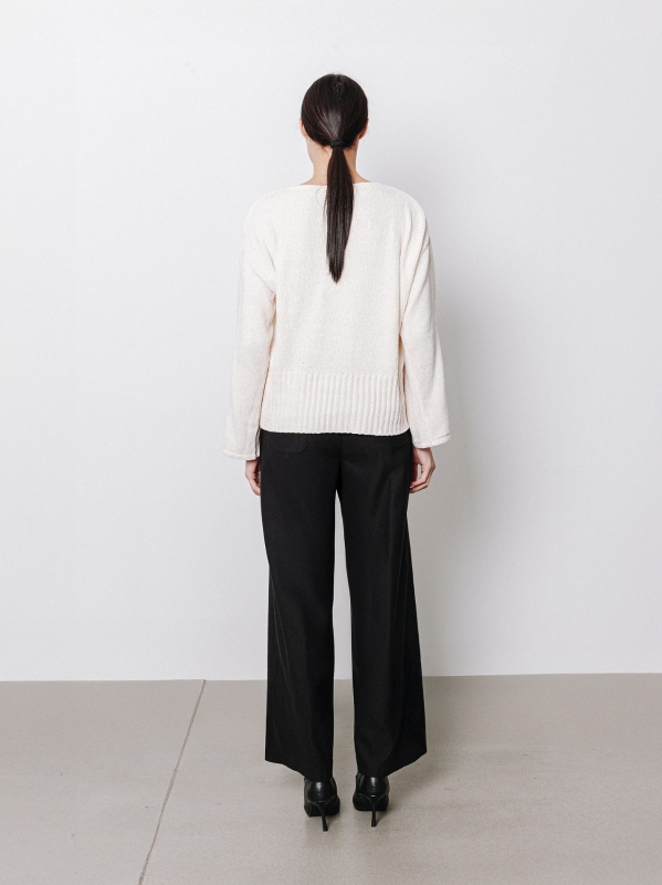 Maglia boxy in ciniglia