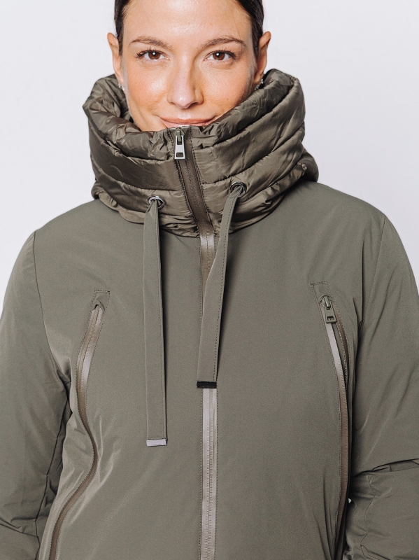 Piumino Midali imbottito con cappuccio