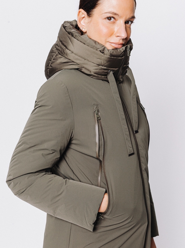 Piumino Midali imbottito con cappuccio