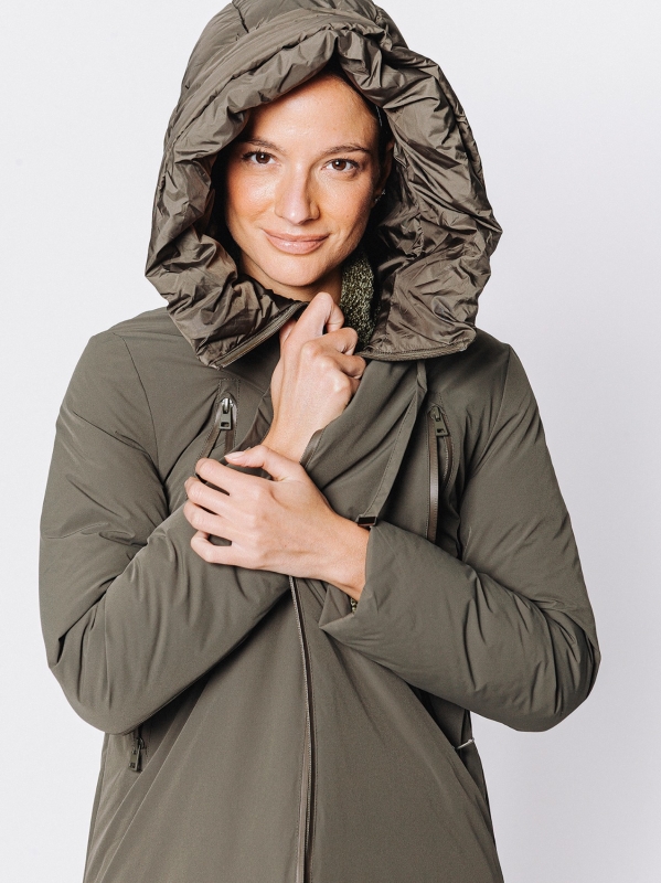 Piumino Midali imbottito con cappuccio