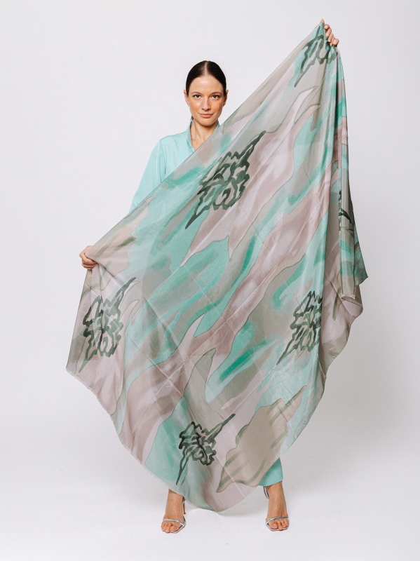 Sciarpa in Seta Stampata