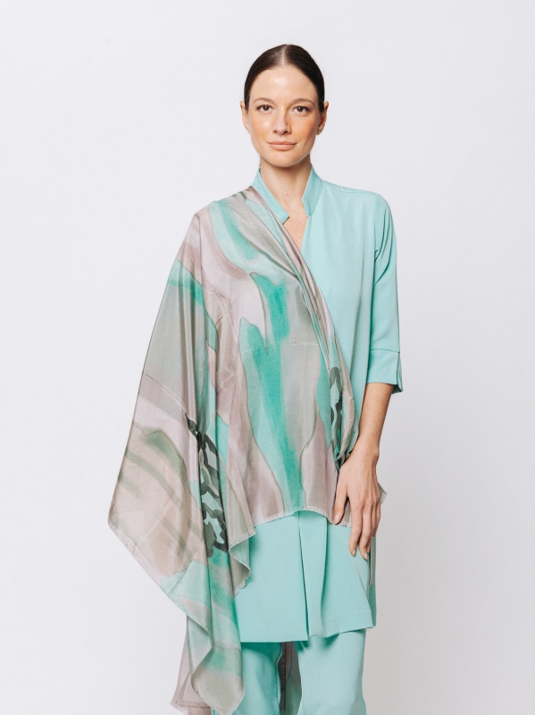 Sciarpa in Seta Stampata