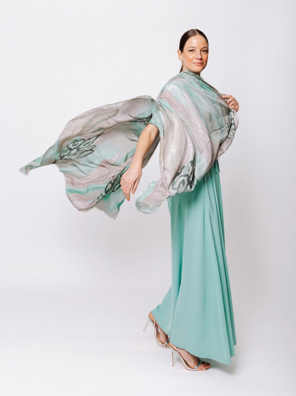 Sciarpa in Seta Stampata