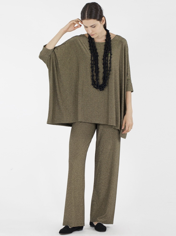 Maxi scatola in lurex dorato