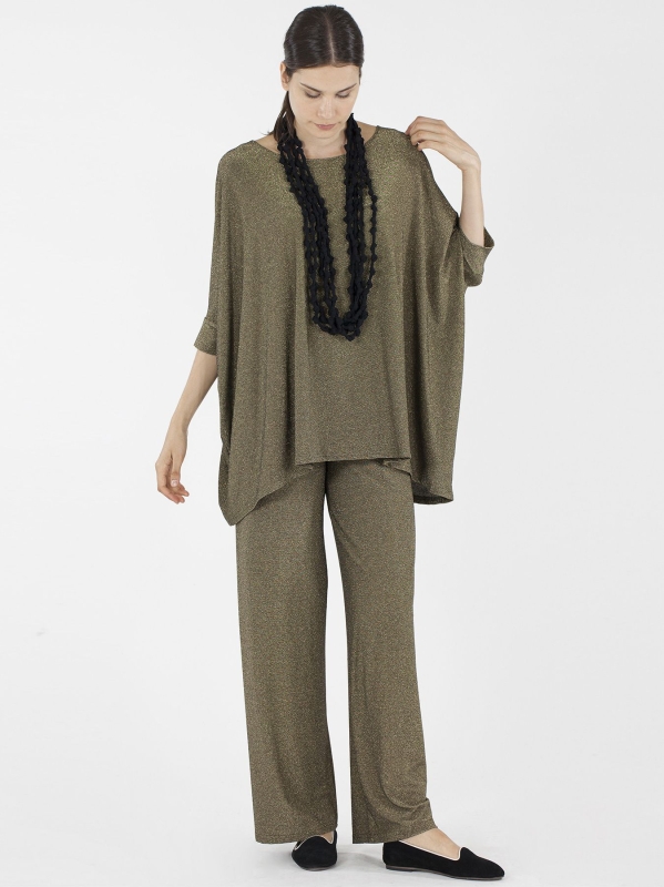 Maxi scatola in lurex dorato