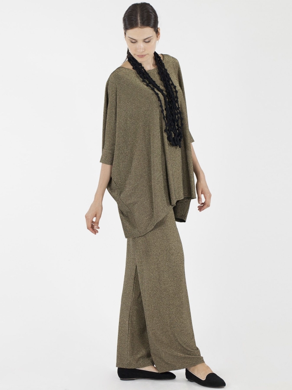 Maxi scatola in lurex dorato