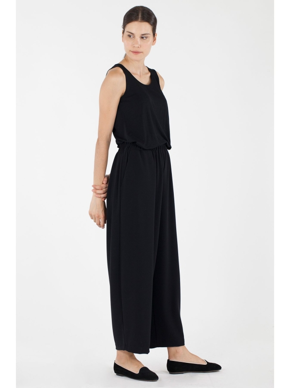 Pantalone cargo in crépe