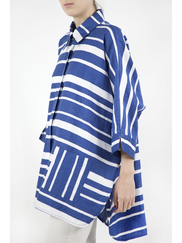 Camicia in lino cotone