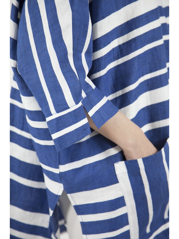 Camicia in lino cotone