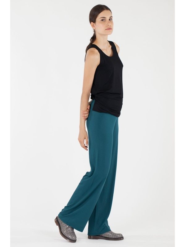 Pantalone con elastico in vita