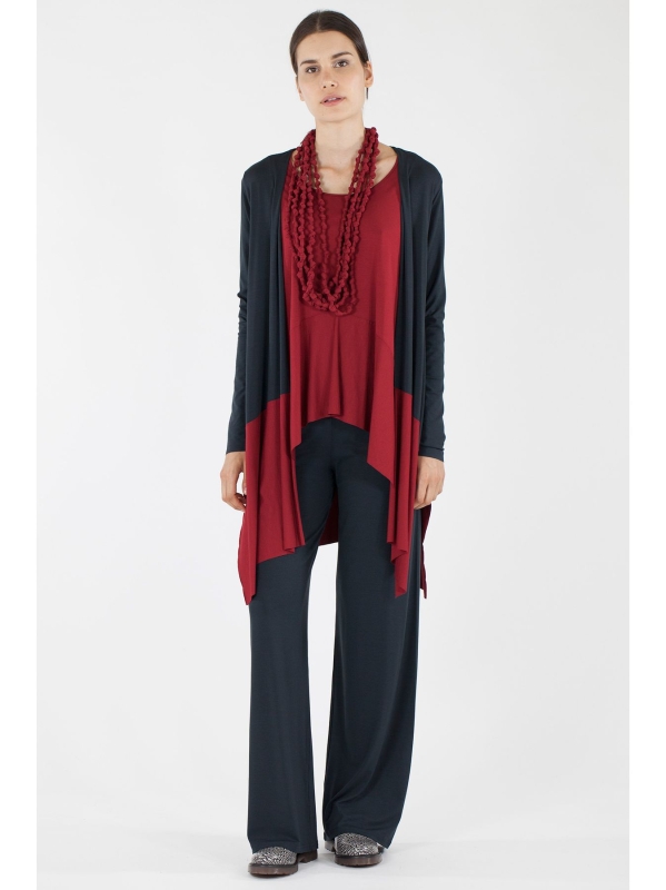 Cardigan in jersey