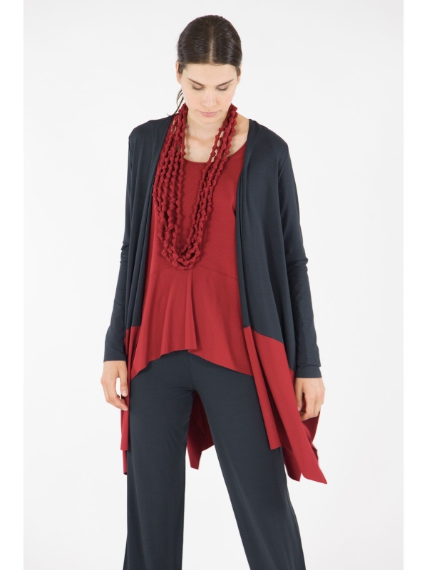 Cardigan in jersey