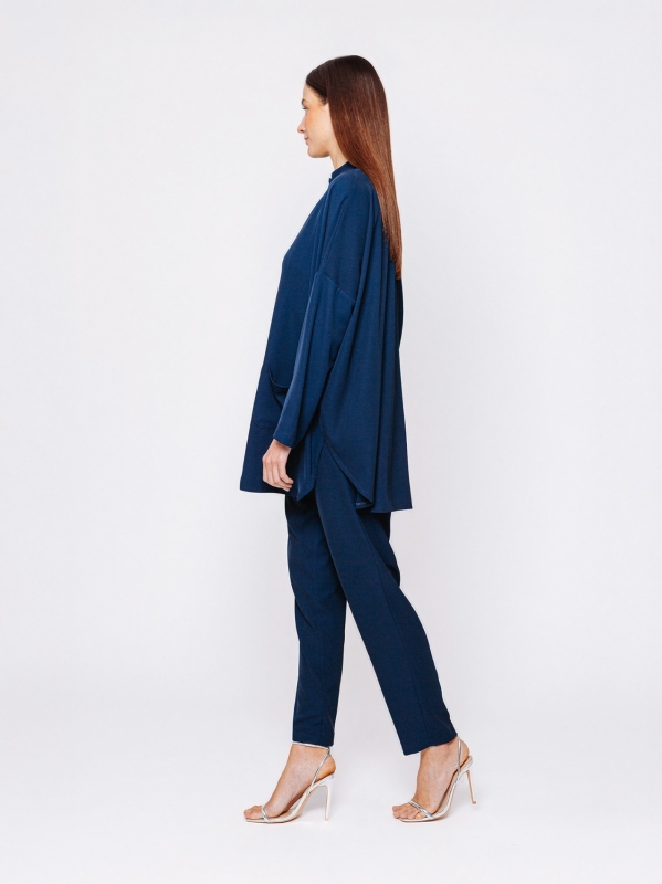 Twelve Months Martino Midali shirt jacket in flowing cady