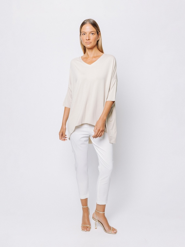 Maxi t-shirt in jersey