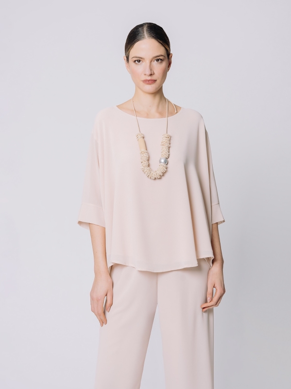 Blusa in chiffon