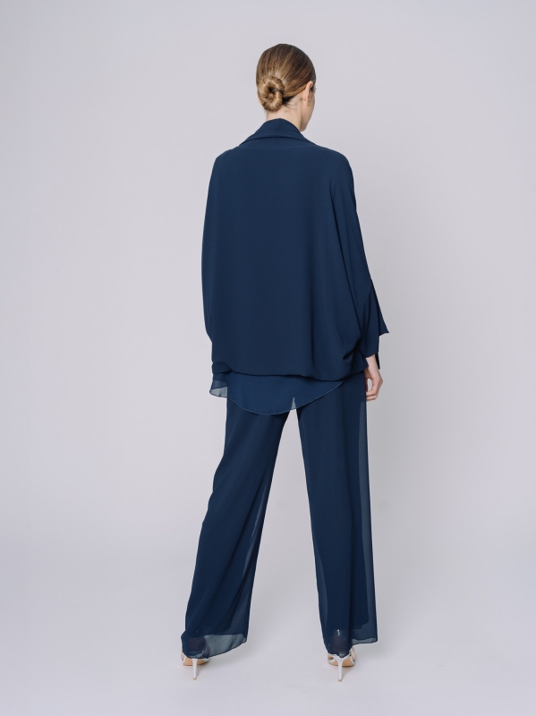 Flowing chiffon jacket