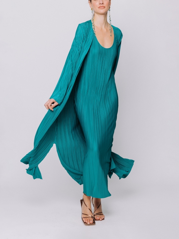 Cardigan in plissè
