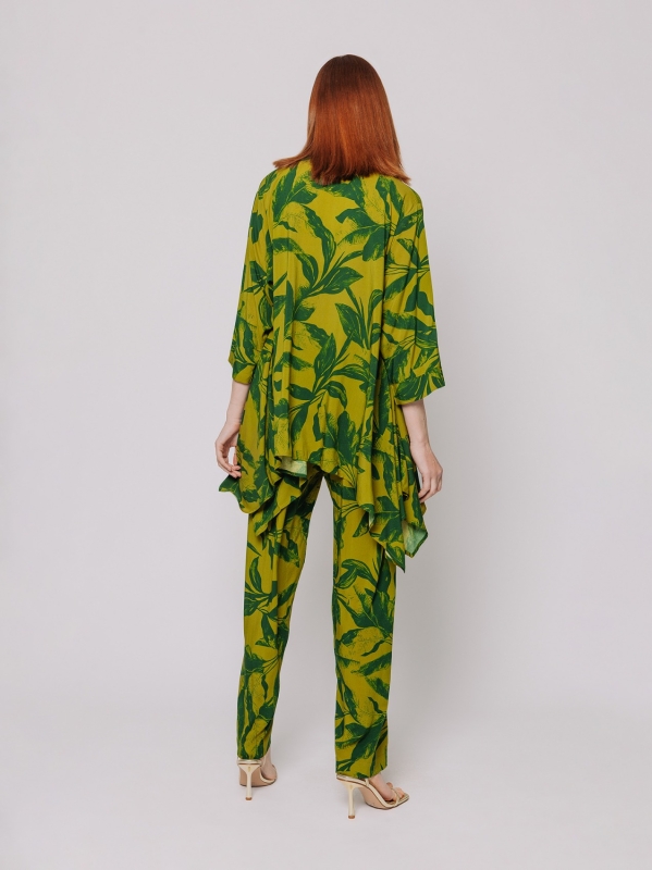 Camicia over GREEN BLOOM