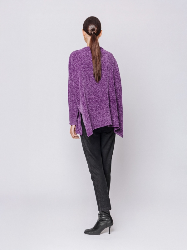 Maxi chenille box sweater
