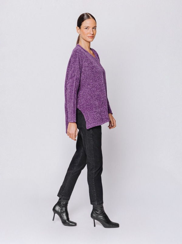 Maxi chenille box sweater