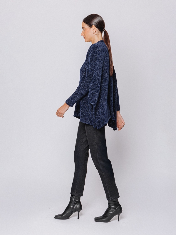 Maxi chenille box sweater