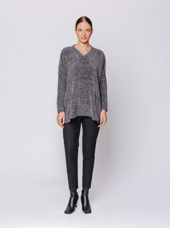 Maxi chenille box sweater