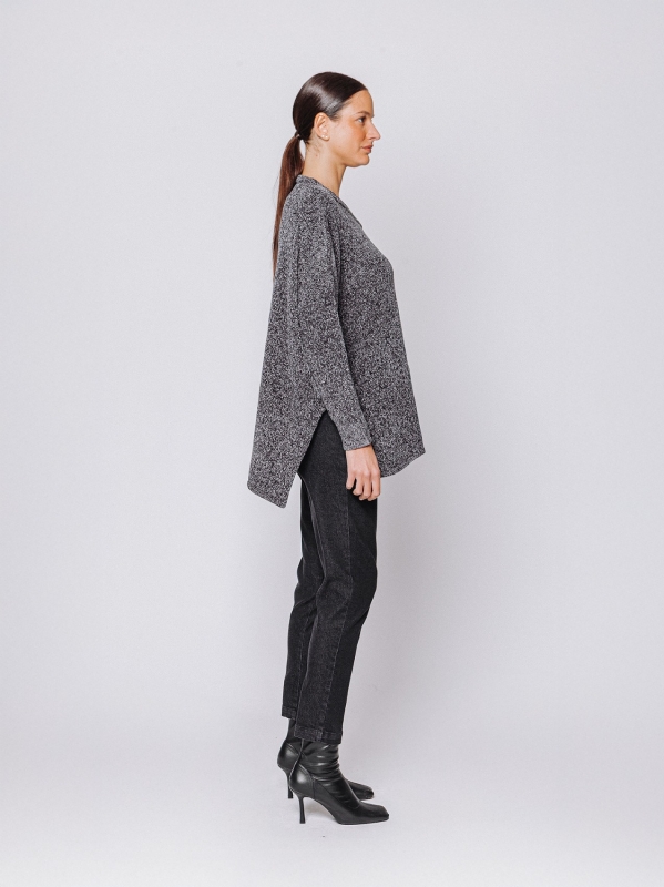 Maxi chenille box sweater