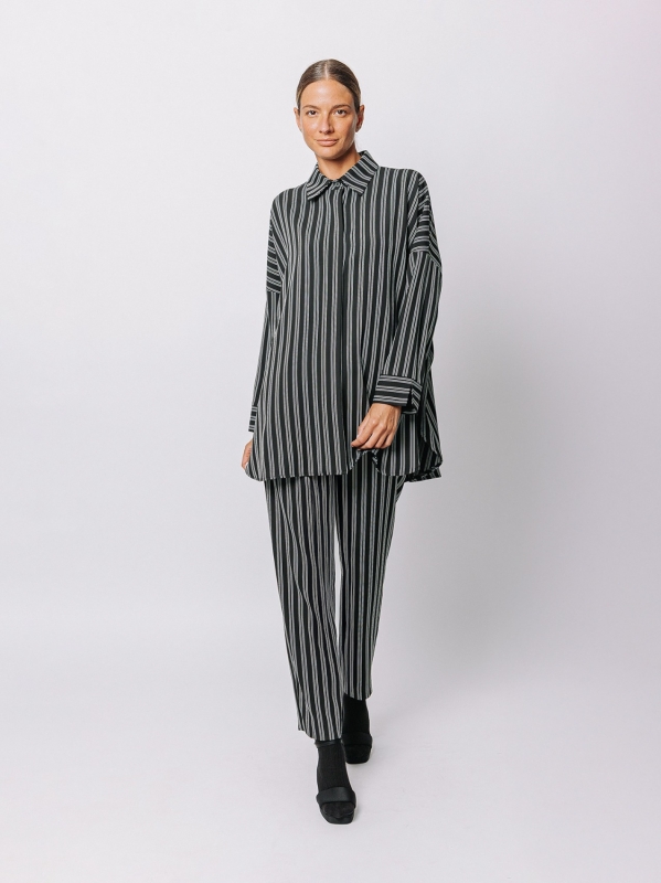 Giacca Camicia Gessata
