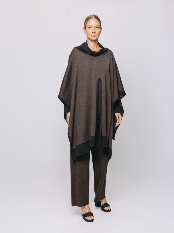 Poncho “Essenza Mélange”