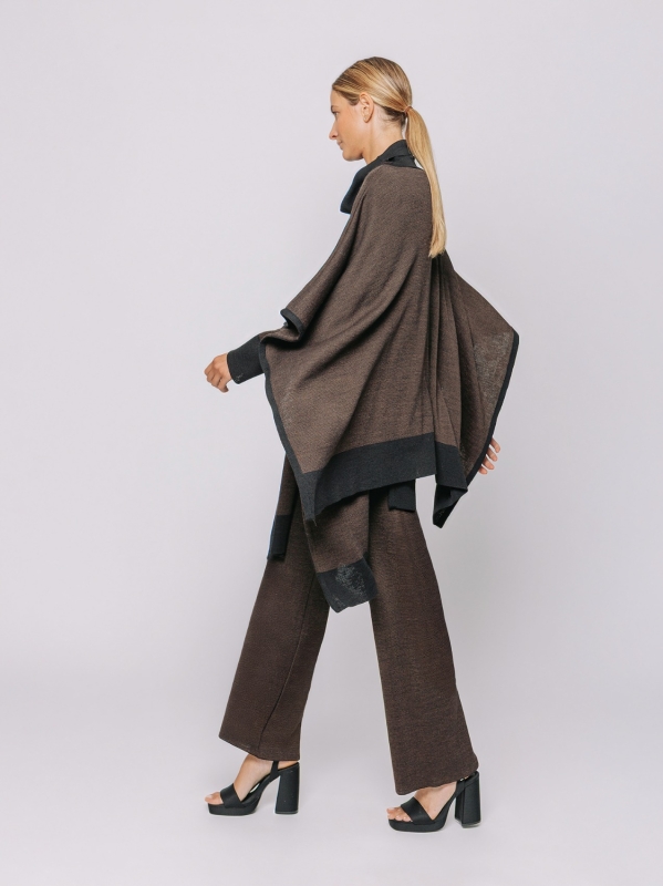 Poncho “Essenza Mélange”