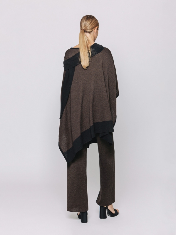 Poncho “Essenza Mélange”